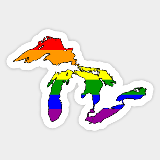 Great Lakes Pride! Sticker